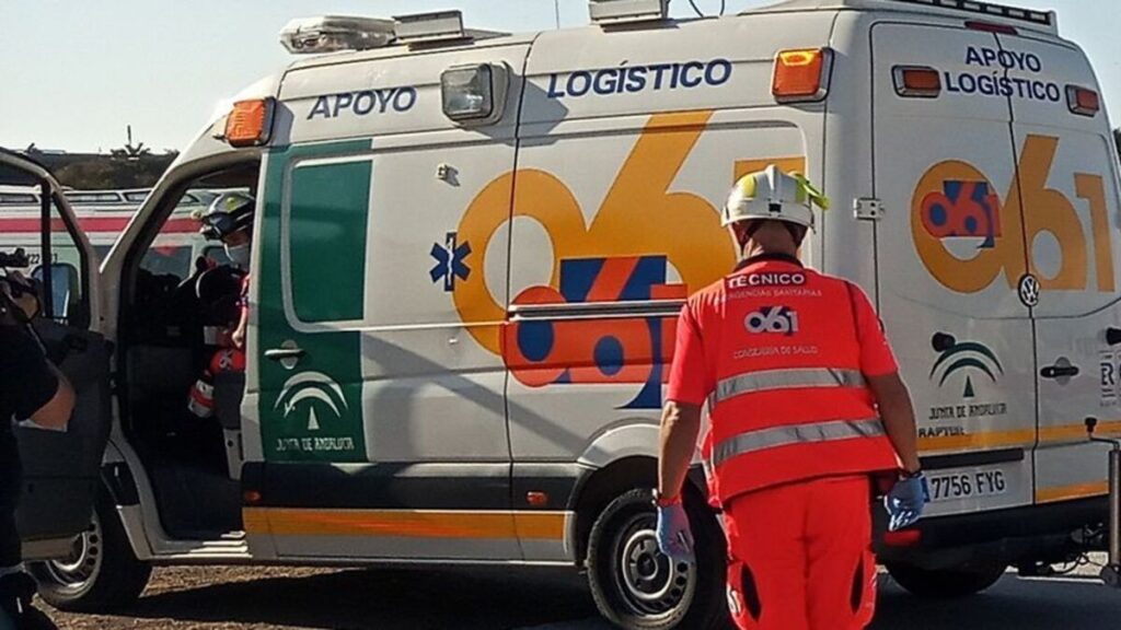 Mueren un bebé y su padre en un accidente de tráfico en Almería
