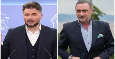 Gabriel Rufián ha dedicado un pareado al locutor Carlos Herrera después de que se revelara su "pirula" con Hacienda